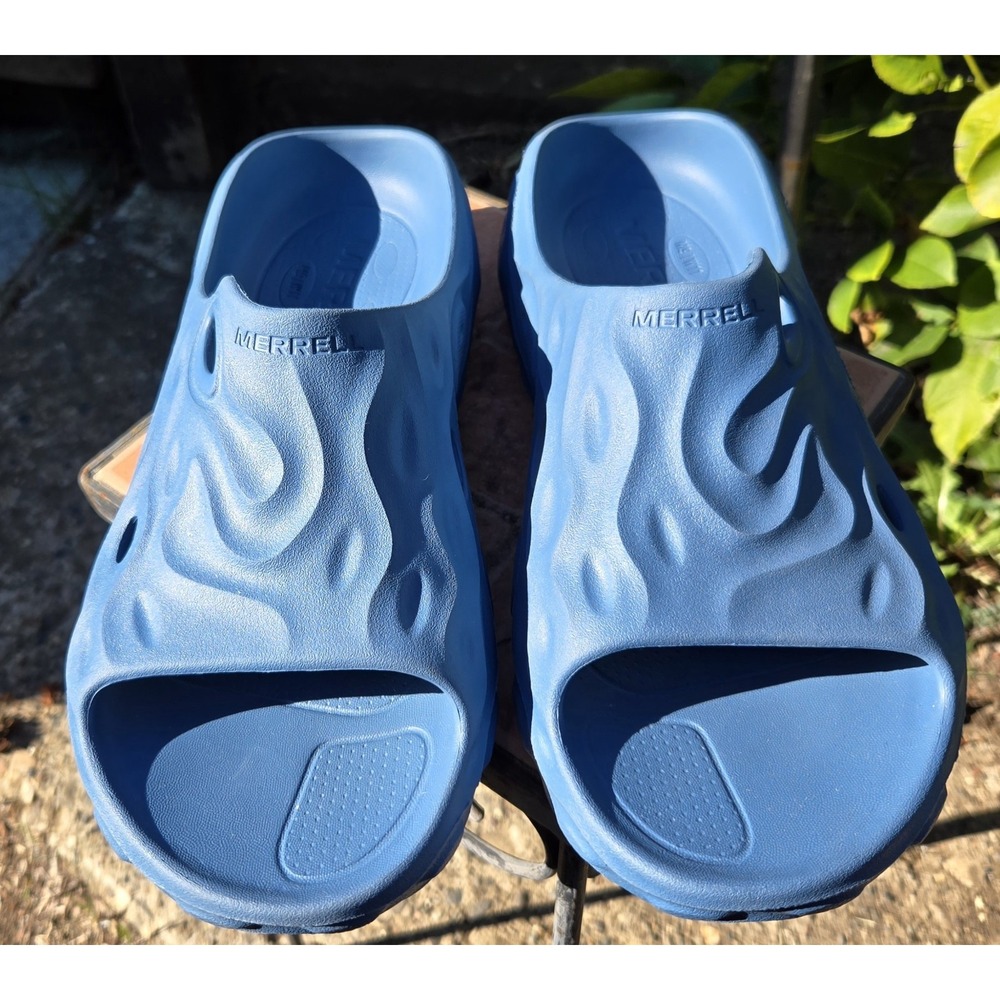 Merrell Hydro Steel‎ Blue Slide-2.  NEW Unboxed Slip On!! M-9 Women's 10.5